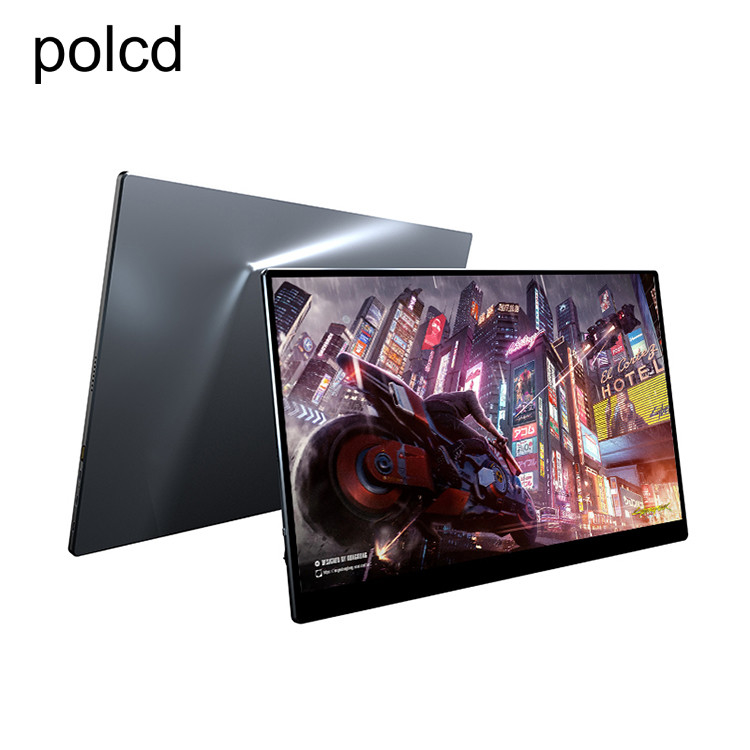 Polcd अल्ट्रा थिन डेस्कटॉप फुल कलर इंडस्ट्रियल LED HD गेमिंग मॉनिटर 11.6 इंच