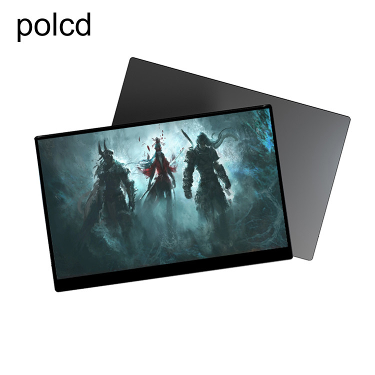 Polcd अल्ट्रा थिन डेस्कटॉप फुल कलर इंडस्ट्रियल LED HD गेमिंग मॉनिटर 11.6 इंच