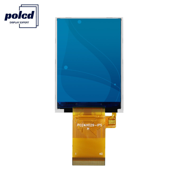 Polcd 350 Nit 2.4 इंच Tft टच स्क्रीन 240x320 48.96mm MCU RGB इंटरफ़ेस LCD डिस्प्ले