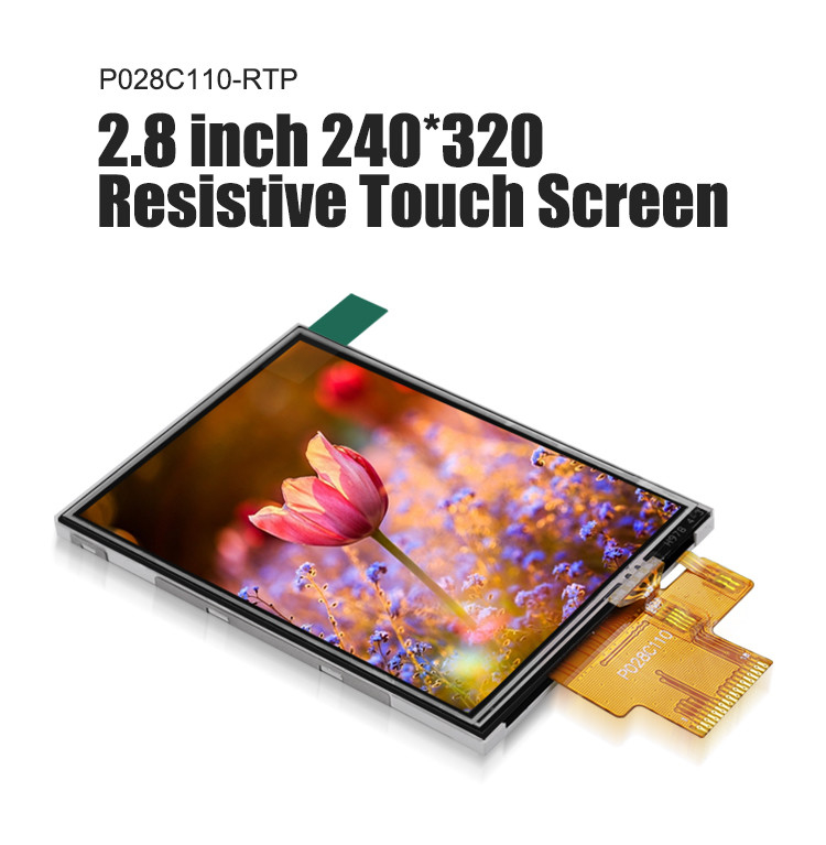 Polcd 260 Nit 240x320 LCD 2.8 इंच ST7789V टच पैनल LCD 4 वायर SPI