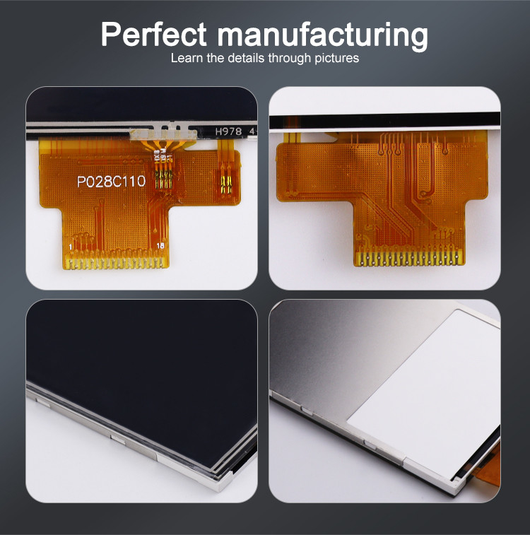 Polcd 260 Nit 240x320 LCD 2.8 इंच ST7789V टच पैनल LCD 4 वायर SPI