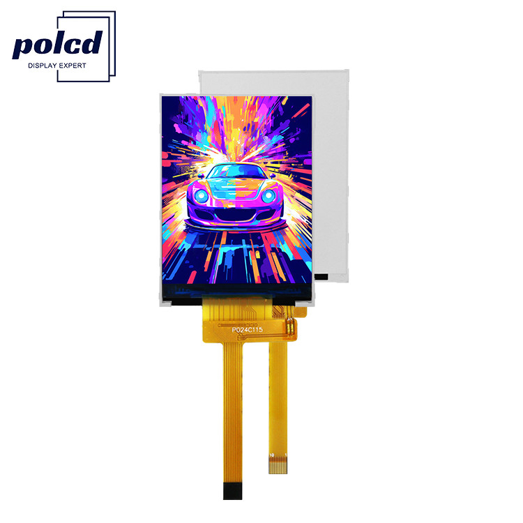 Polcd 240x320 एलईडी बैकलिट Tft एलसीडी डिस्प्ले 2.4 इंच एलसीएम 260 नाइट ब्राइटनेस एलसीएम पैनल