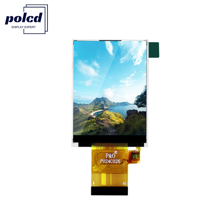 Polcd ST7789V 2.4 इंच Tft डिस्प्ले 12 0'CLOCK 240x320 Tft एलसीडी पैनल स्क्रीन