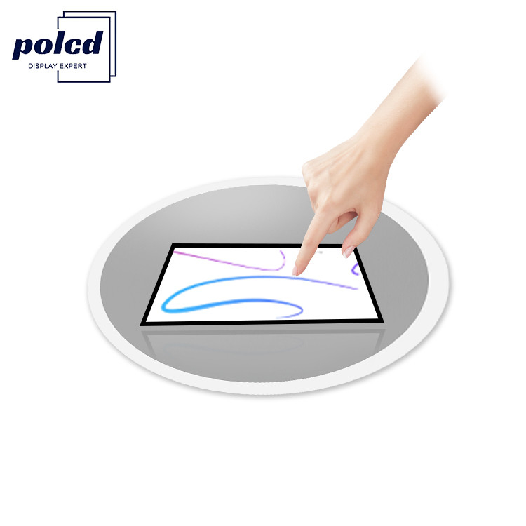 Polcd 8 इंच मल्टीटच मिरर ग्लास डिस्प्ले इंडस्ट्रियल कस्टमाइज्ड कैपेसिटिव एलसीडी टच स्क्रीन पैनल