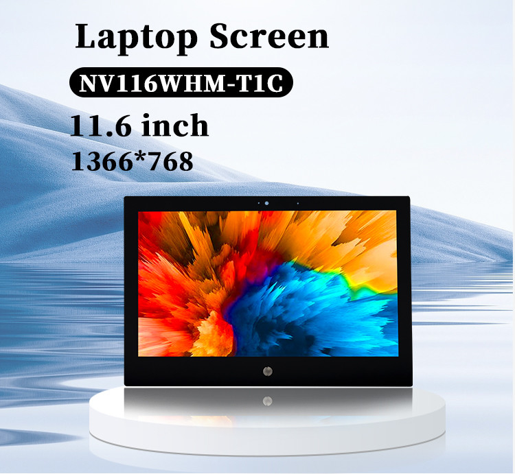 11.6 इंच 1366x768 NV116WHM-T1C प्रतिस्थापन लैपटॉप टच स्क्रीन 60Hz रंग IPS TFT एलसीडी डिस्प्ले