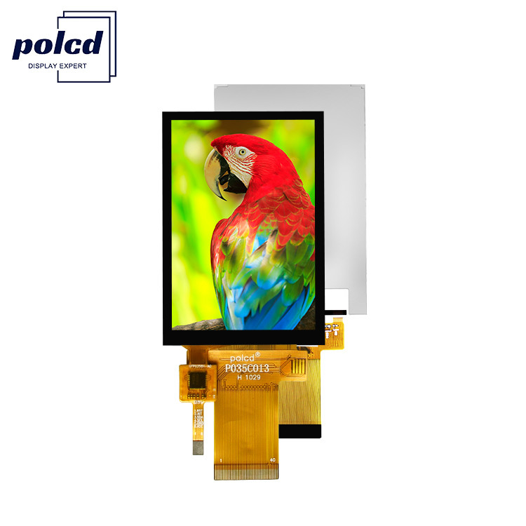Polcd 3.5 इंच TFT उच्च संकल्प 320*480 MCU SPI समानांतर इंटरफ़ेस कैपेसिटिव टच स्क्रीन पैनल एलसीडी डिस्प्ले