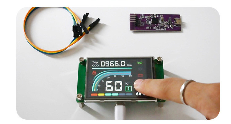 Polcd 2.4 इंच Tft एलसीडी मॉड्यूल 240*320 Hmi Uart पोर्ट स्मार्ट एलसीडी डिस्प्ले औद्योगिक प्रतिरोध टच स्क्रीन