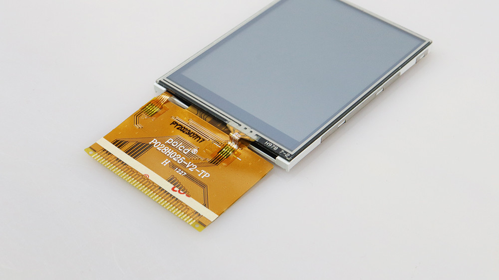 Polcd 2.8 इंच फुल व्यूइंग एंगल TFT LCD टच स्क्रीन सनलाइट रीडेबल IPS पैनल