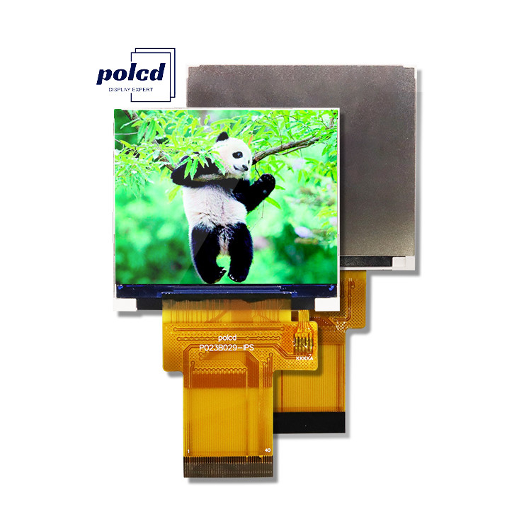 Polcd छोटा 2.3 इंच 480x360 उच्च संकल्प आरजीबी रंग आईपीएस देखने का कोण परिदृश्य टीएफटी एलसीडी स्क्रीन