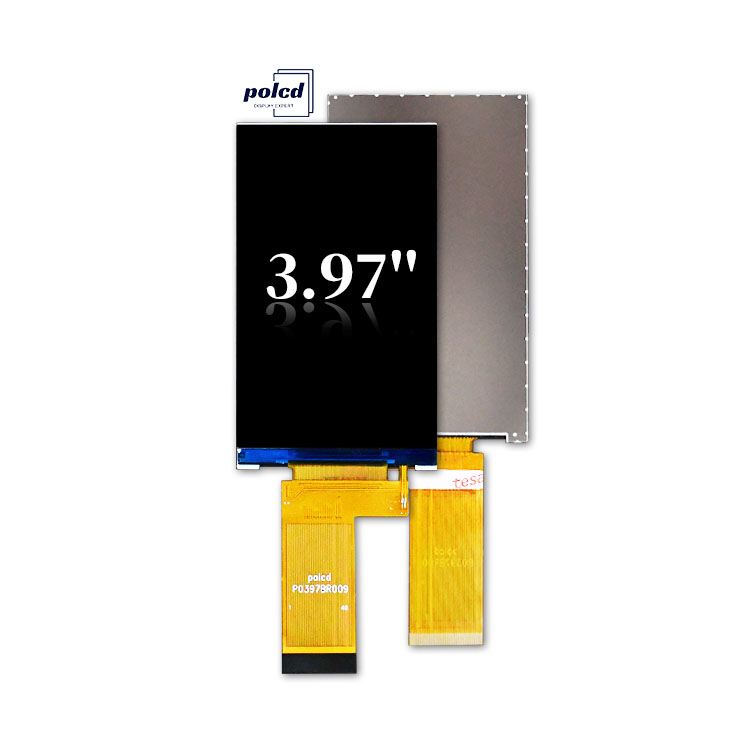 Polcd पूर्ण देखने का कोण 4 इंच 480*800 st7701s RGB इंटरफ़ेस IPS 3.97 इंच TFT LCD मॉड्यूल