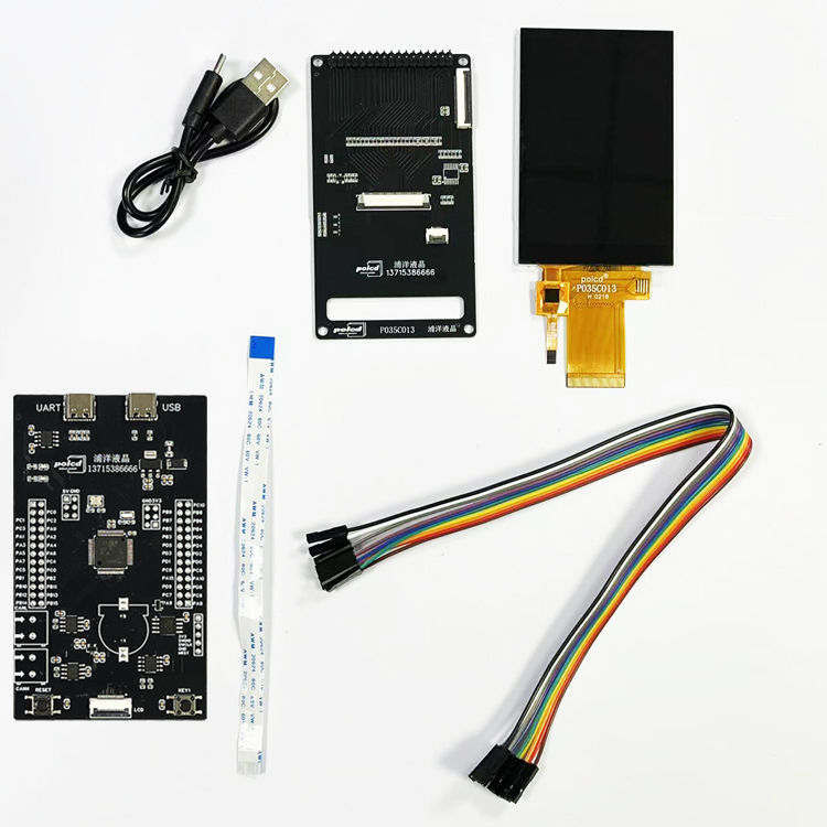 Polcd 3.5 इंच TFT डिस्प्ले ODM सर्किट बोर्ड निर्माता यूएसबी मोबाइल चार्जर पीसीबीए सर्किट पीसीबी असेंबली बोर्ड