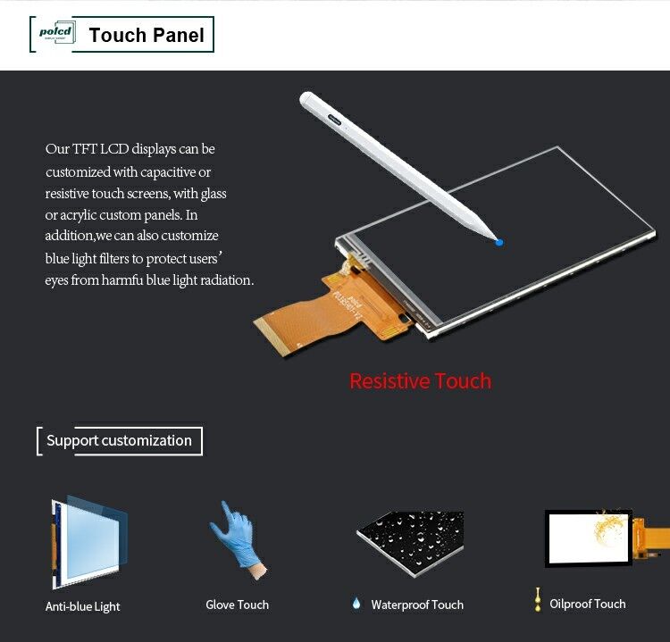 Polcd 3.95 इंच 4