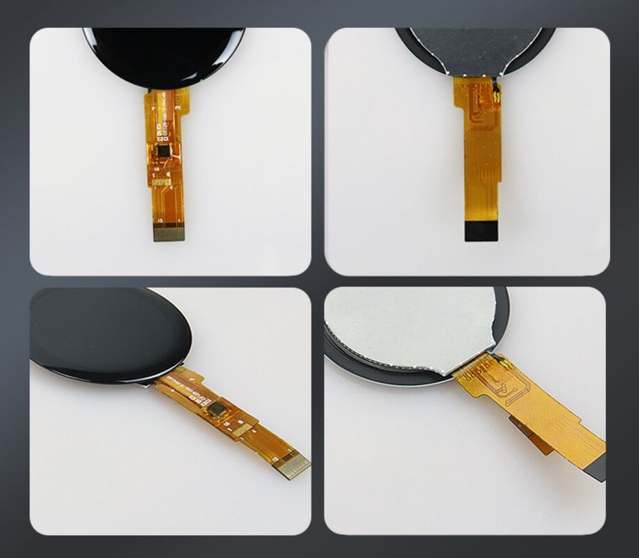 Polcd छोटा गोल 1.28 इंच एलसीडी स्क्रीन 240*240 1.3 इंच स्पाइ इंटरफेस IPS परिपत्र Tft एलसीडी मॉड्यूल पैनल