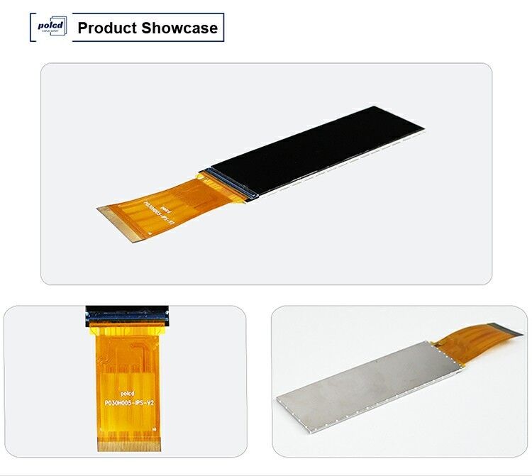 पोलसीडी 3 इंच रंगीन स्क्रीन मॉड्यूल 268*800 ST7701S आईसी उच्च चमक आईपीएस 3