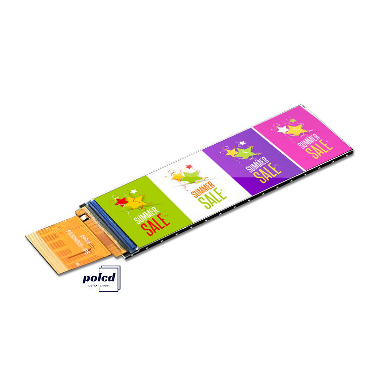 Polcd छोटा टीएफटी-एलसीडी डिस्प्ले 3.0 इंच 268*800 आरजीबी इंटरफेस इंडस्ट्रियल आईपीएस ऑल व्यू एंगल एलसीडी मॉड्यूल