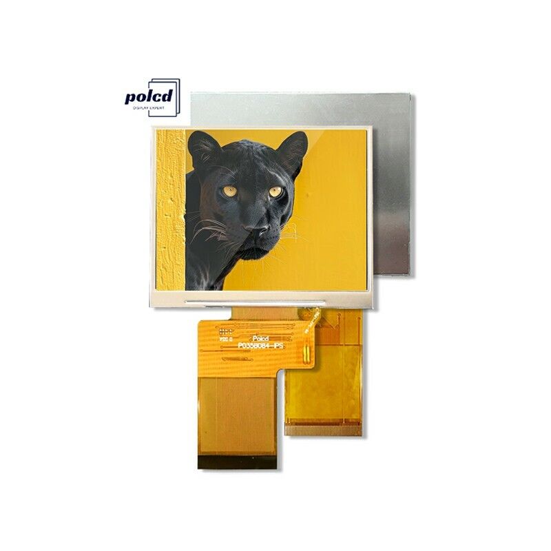 Polcd फैक्टरी 3.5 इंच TFT एलसीडी 320 * 240 SPI आरजीबी इंटरफ़ेस इंस्ट्रूमेंट स्क्रीन 3.45 इंच एलसीडी डिस्प्ले मॉड्यूल