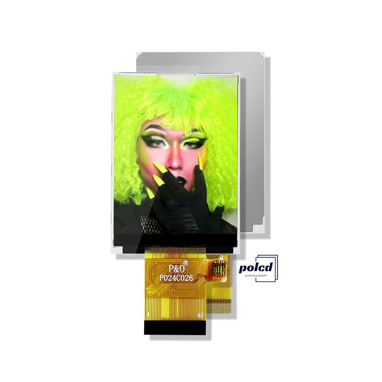 Polcd 3.3V LCM पावर सप्लाई स्क्रीन टच डिस्प्ले 2.4 इंच LCD मॉड्यूल पैनल
