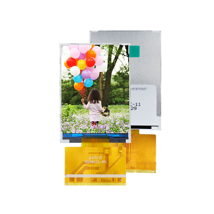पोलसीडी पूर्ण रंग 2.8 इंच 240x320 छोटा टीएफटी डिस्प्ले आरजीबी स्क्रीन आईपीएस सभी दृश्य