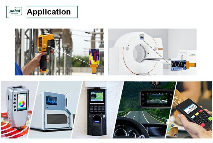 Polcd 2.8'' 15 पिन 240x320 IPS ऑल व्यू एंजेल TFT LCD टच स्क्रीन डिस्प्ले पैनल