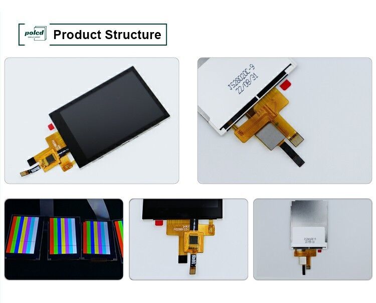 2.8 इंच 178° Ips Tft कैपेसिटिव टच स्क्रीन फुल व्यू एंगल Spi इंटरफेस