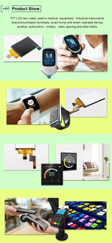 Polcd 2'' 2 इंच 240x320 रेज़ोल्यूशन ST7789V SPI इंटरफ़ेस IPS TFT LCD स्क्रीन Lcd डिस्प्ले मॉड्यूल