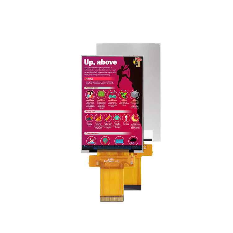 Polcd 3.5 इंच एलसीडी मॉड्यूल 320X480 पिक्सल IPS स्क्रीन ILI9488 SPI MCU इंटरफ़ेस TFT डिस्प्ले