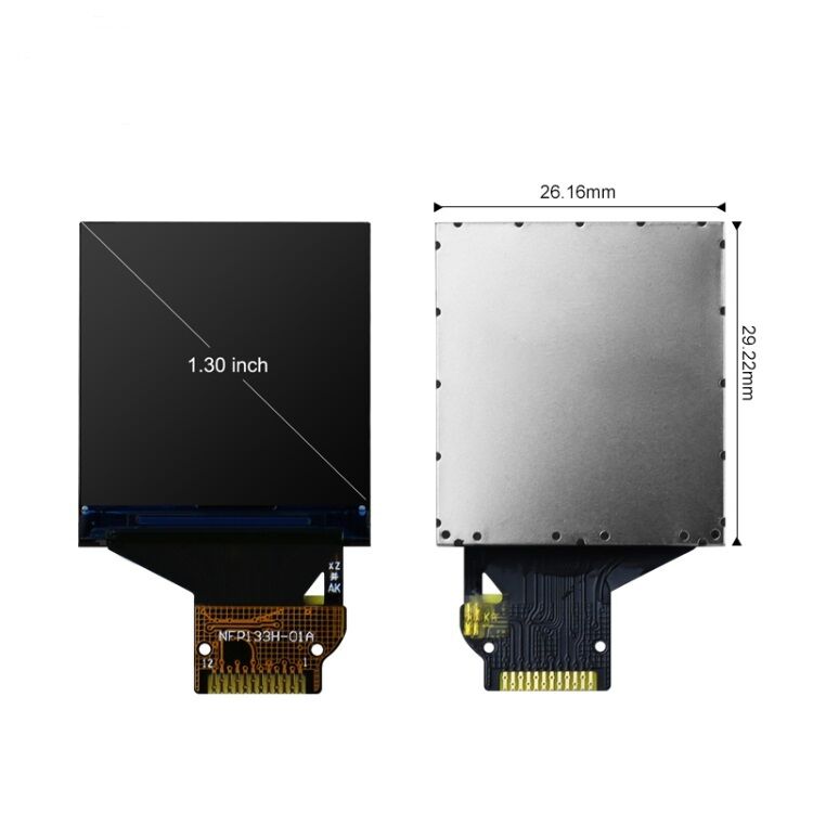 पोलसीडी 1.3 इंच उच्च रिज़ॉल्यूशन स्क्वायर एलसीडी स्क्रीन के लिए पहनने योग्य 240x240 एसपीआई ST7789V IPS Tft एलसीडी डिस्प्ले