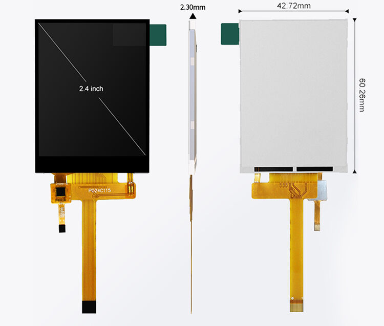 पोल्सीडी स्मॉल टच एलसीडी मॉड्यूल 2.4