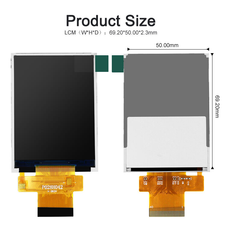 Polcd 2.8 इंच एलसीडी स्क्रीन पैनल 240*320 MCU SPI इंटरफ़ेस ILI9341V TFT एलसीडी मॉड्यूल डिस्प्ले