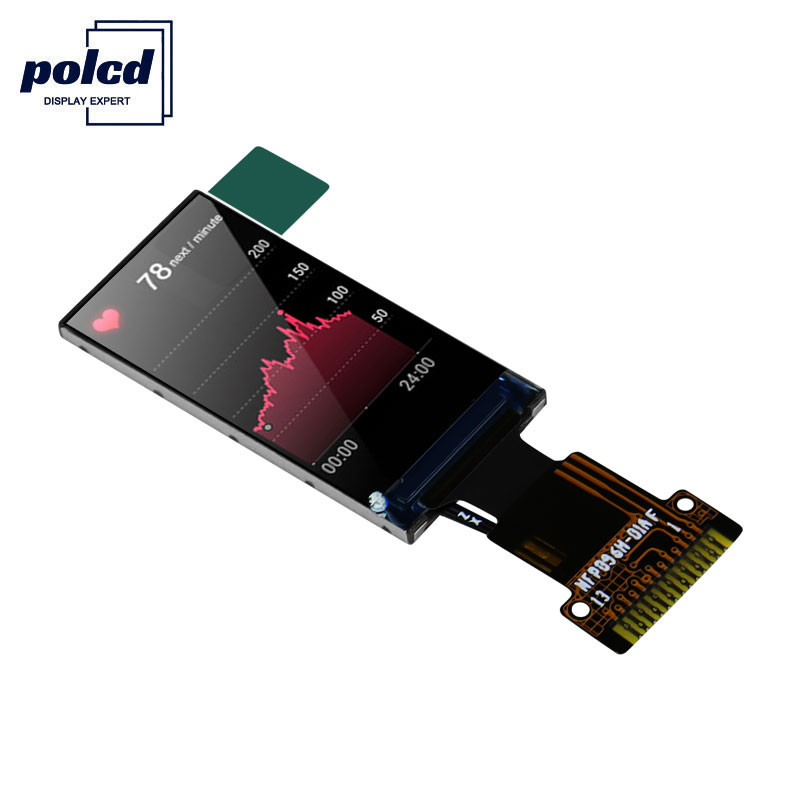 Polcd ST7735S 0.96 LCD डिस्प्ले 13 पिन 80X160 छोटा TFT डिस्प्ले 4 लाइन SPI