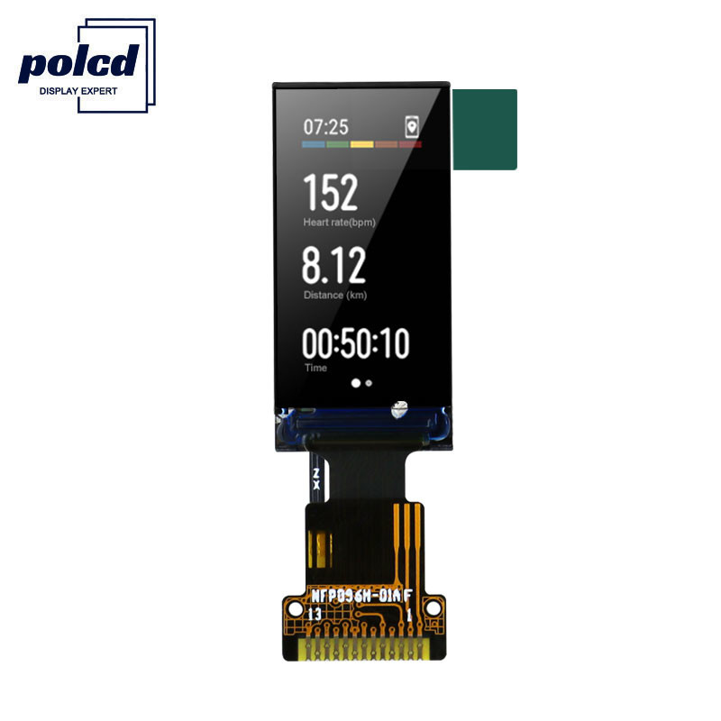 Polcd 80x160 पिक्सेल 0.96 Tft डिस्प्ले 1.5mm TFT LCD मॉड्यूल 400 Nit