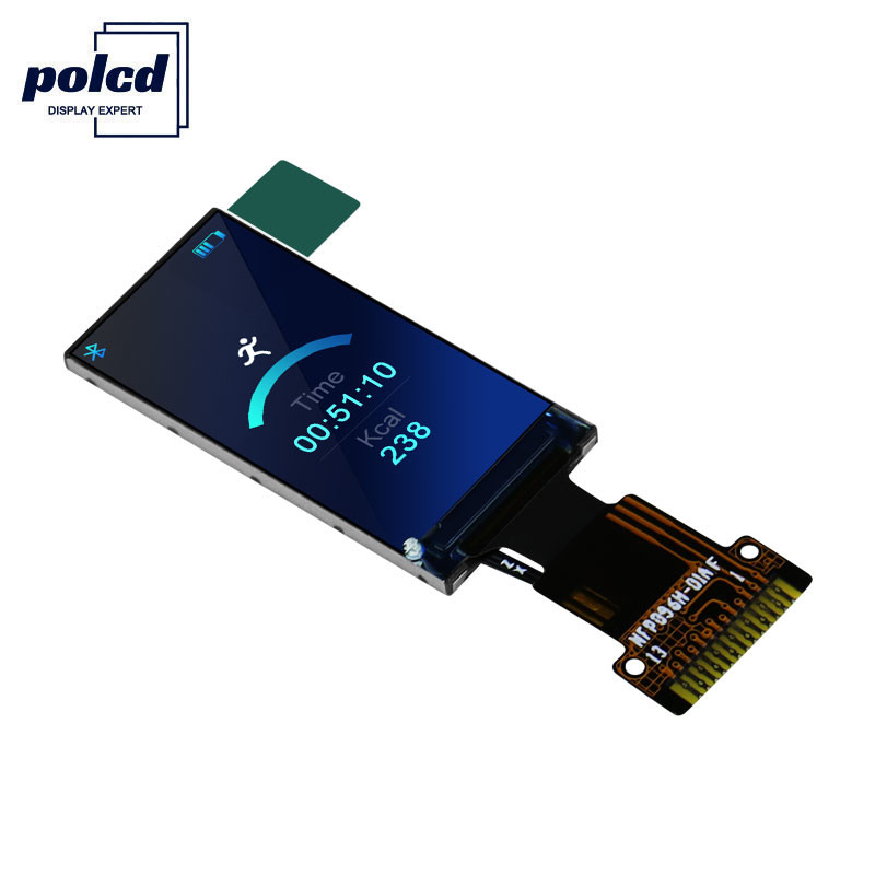 Polcd 0.96 इंच St7735 80x160 400 Nit मेडिकल LCD डिस्प्ले 4 लाइन SPI