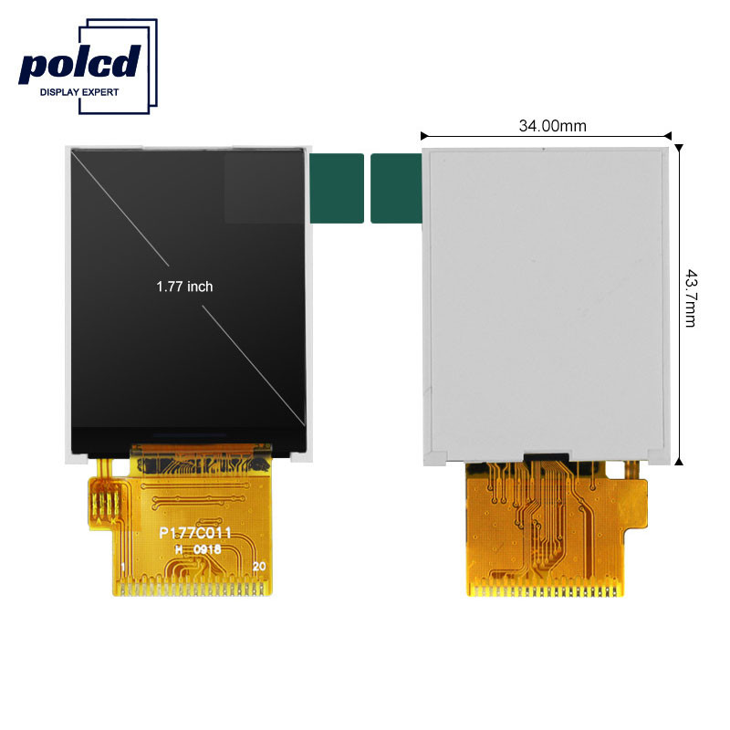 Polcd RGB 24 बिट 1.77 Tft LCD 128*160 ST7262 300 Nit LCD टच पैनल