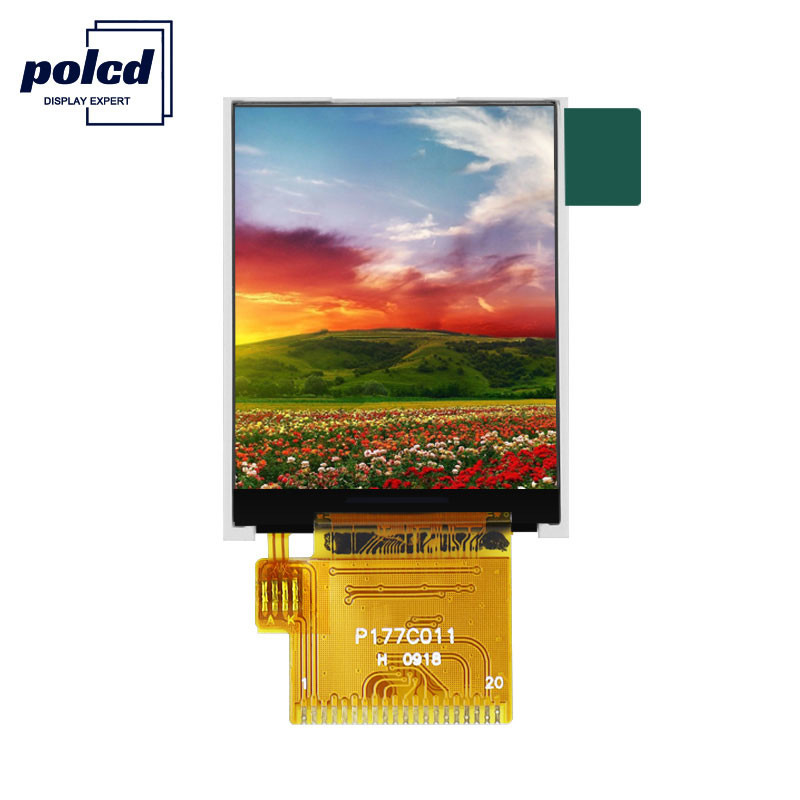 Polcd रिज़ॉल्यूशन 128 * 160 1.77 Tft LCD ST7735S TFT LCD डिस्प्ले कमर्शियल के लिए