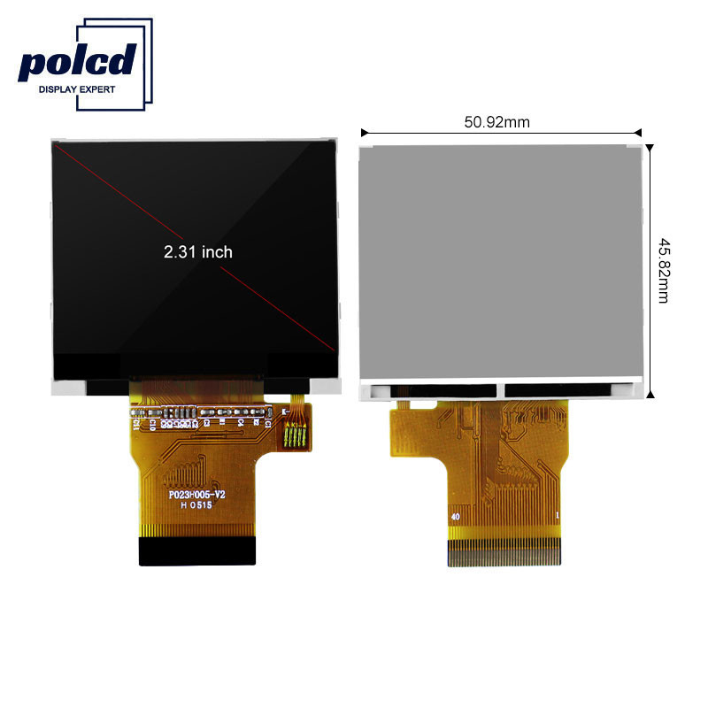 Polcd 8080 MCU 16 बिट 320 X 240 डिस्प्ले ILI9342C मेडिकल एलसीडी डिस्प्ले 300 निट