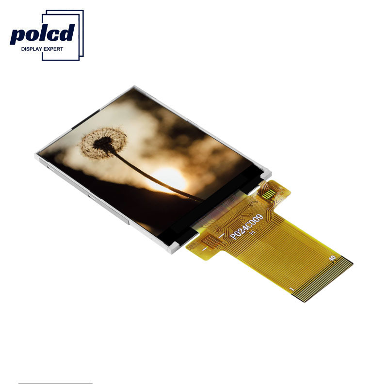 Polcd 350 Nit 16 बिट Tft LCD डिस्प्ले ILI9341V 2.4 इंच टच स्क्रीन