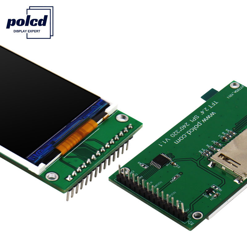 Polcd 240X320 2.4 इंच LCD TFT डिस्प्ले ST7789V2 260 Nit TFT टच स्क्रीन