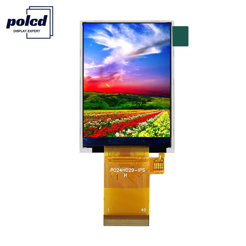 वाणिज्यिक के लिए Polcd ST7789V MCU 8 बिट एलसीडी डिस्प्ले 2.4 इंच IPS TFT स्क्रीन
