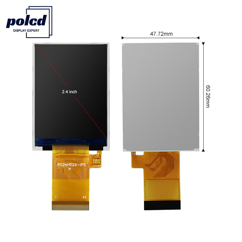 Polcd 350 Nit Tft टच स्क्रीन 2.4 इंच 16 बिट एलसीडी डिस्प्ले ISO9001