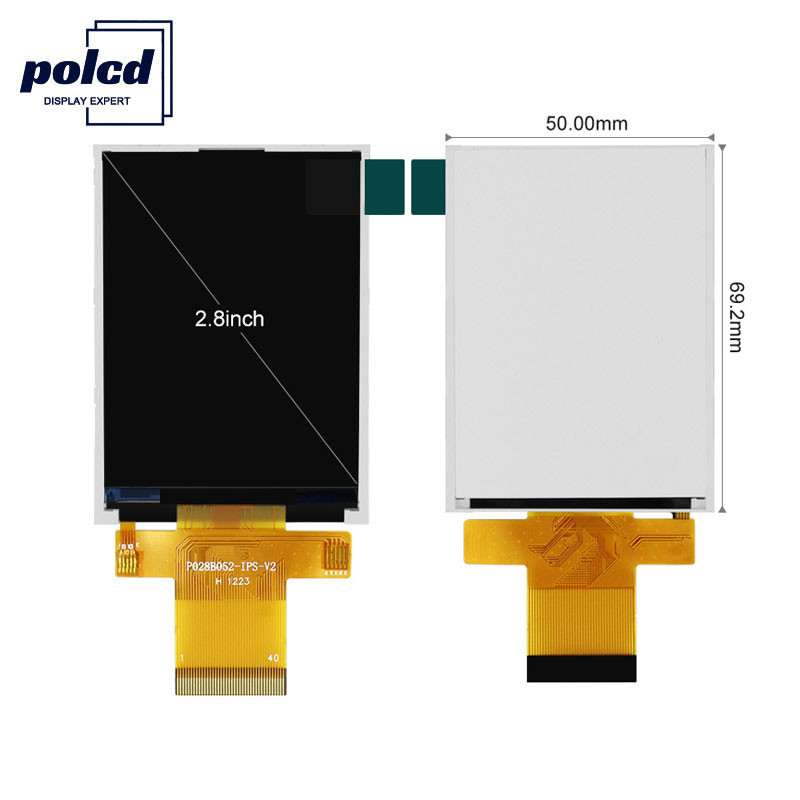 Polcd 4 वायर ST7789V IPS TFT LCD डिस्प्ले 2.8 Spi Tft मॉड्यूल 240X320 पिक्सल