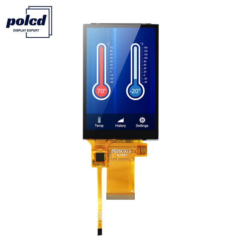 Polcd 450 Nit 3.5 Tft डिस्प्ले 16 बिट 320X 480 LCD टच पैनल RoHS