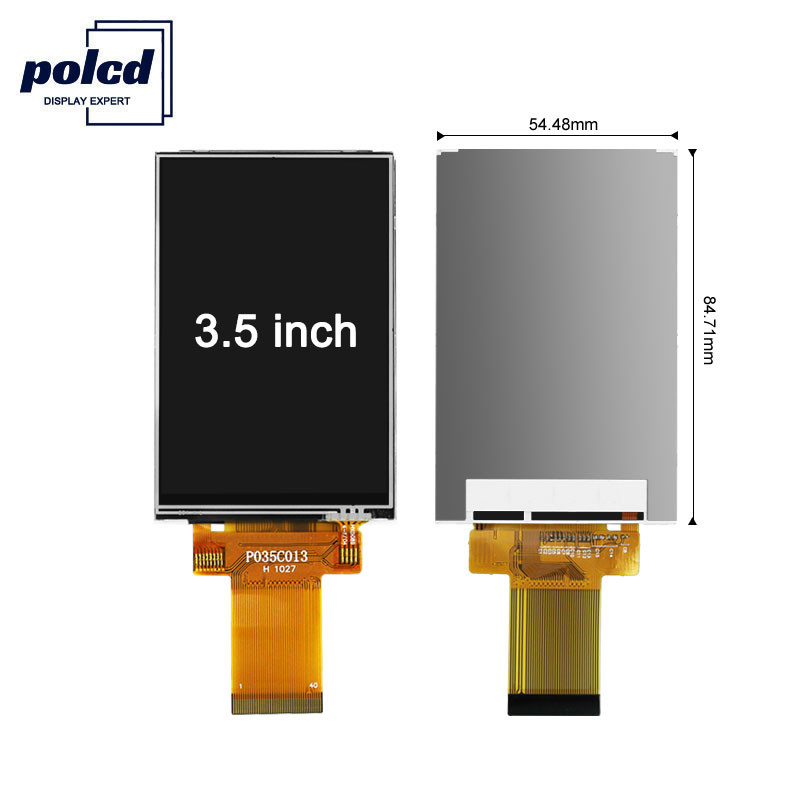 Polcd ILI9488 3.5 Tft LCD शील्ड 8080 MCU 16 बिट TFT प्रतिरोधक टच स्क्रीन