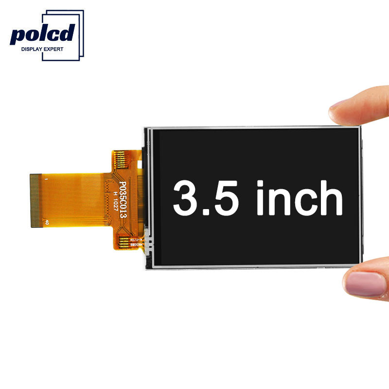 Polcd 8080 MCU 16 बिट 320x480 Tft 3.5 इंच LCD ILI9488 450 चमक