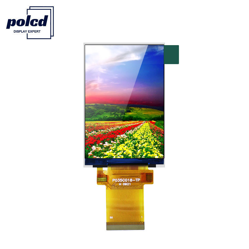 Polcd ILI9488 डिस्प्ले Tft LCD 12 0'CLOCK 3.5 Tft LCD Raspberry Pi 48.96mm