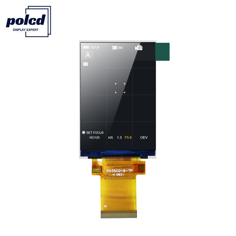 Polcd ILI9488 डिस्प्ले Tft LCD 12 0'CLOCK 3.5 Tft LCD Raspberry Pi 48.96mm