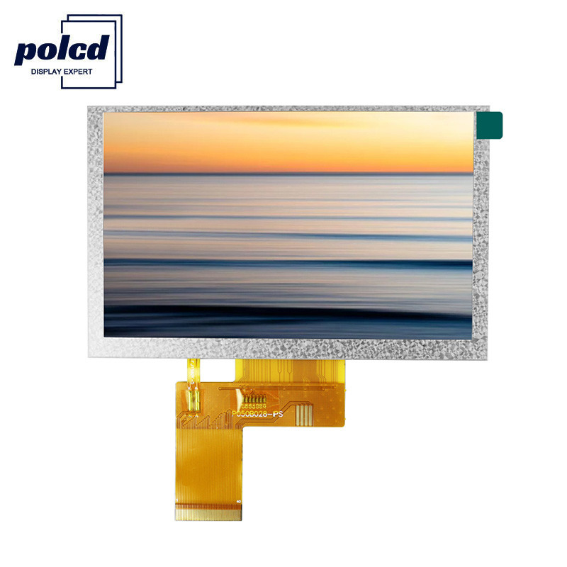 Polcd 108mm Tft टच स्क्रीन डिस्प्ले 800X480 5 इंच Tft डिस्प्ले Raspberry Pi के लिए
