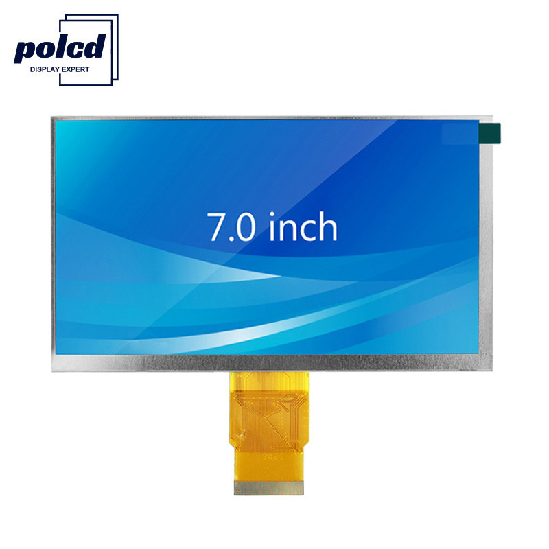 Polcd 300 Nit RoHS 7 इंच Tft डिस्प्ले 153.84mm डिस्प्ले LCD Tft 6 बजे