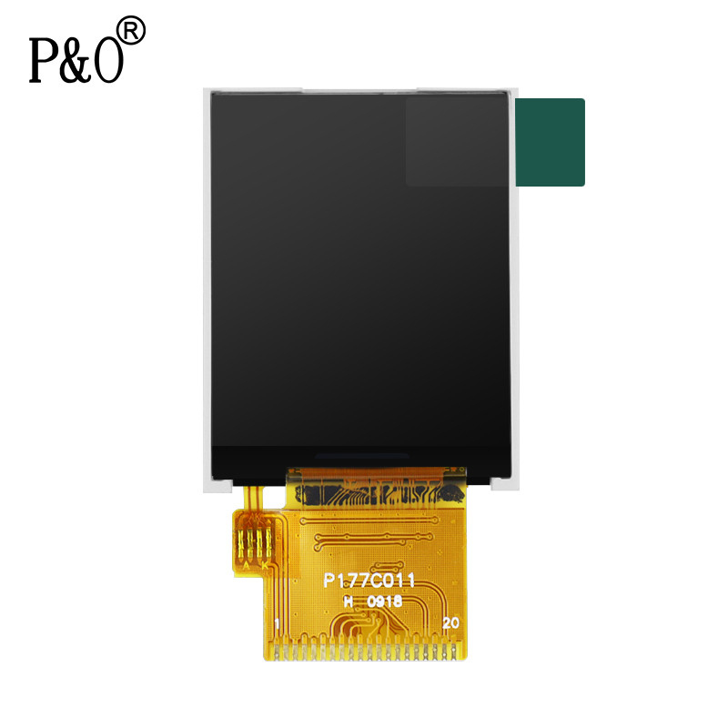 Polcd रिज़ॉल्यूशन 128 * 160 1.77 Tft LCD ST7735S TFT LCD डिस्प्ले कमर्शियल के लिए