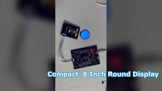 Polcd 1.28 इंच 240x240 गोल गोलाकार टीएफटी डिस्प्ले