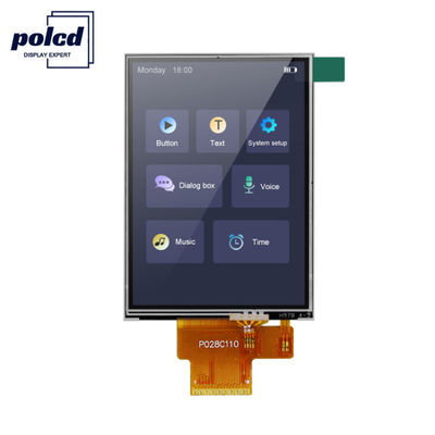 Polcd 260 Nit 240x320 LCD 2.8 इंच ST7789V टच पैनल LCD 4 वायर SPI